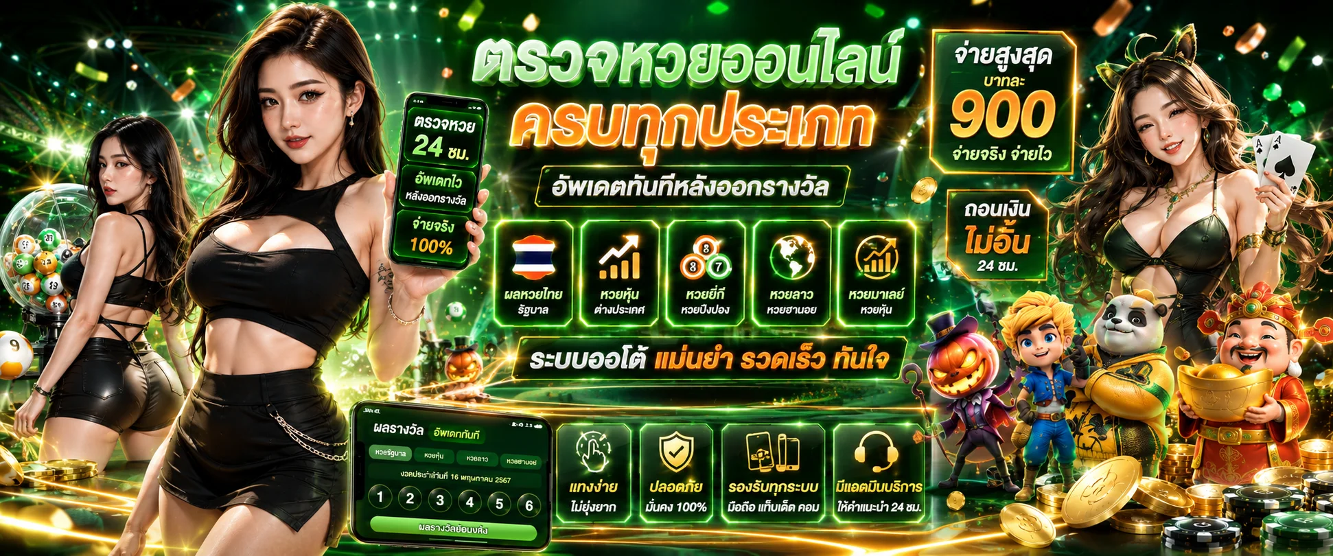หน้าตรวจผลหวยบน TB68 รวมผลหวยทุกประเภททั้งไทยและต่างประเทศ